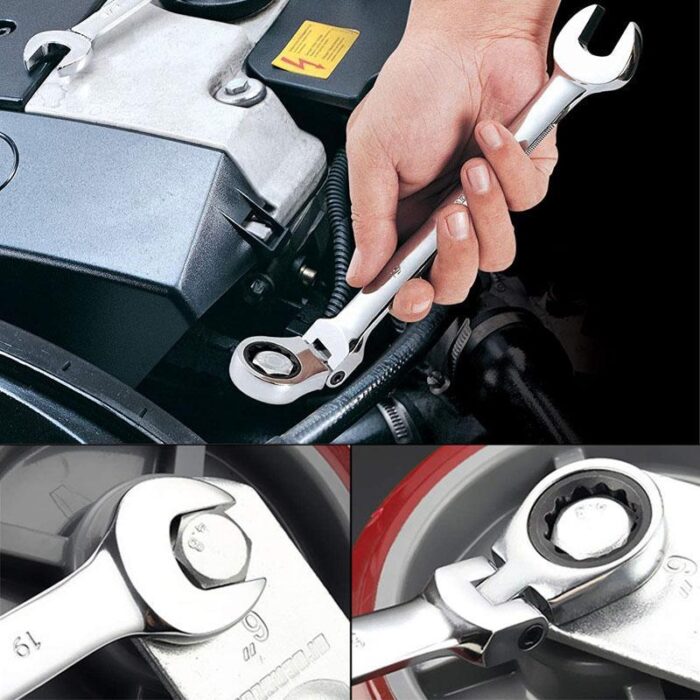 Flex Head Ratcheting Wrench - Image 5