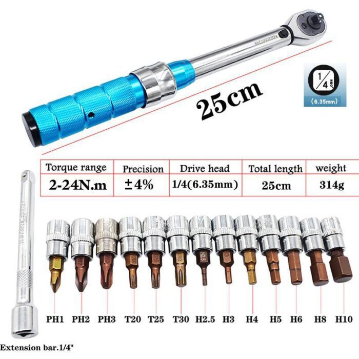 Torque Wrench Set 1/4 - Image 5