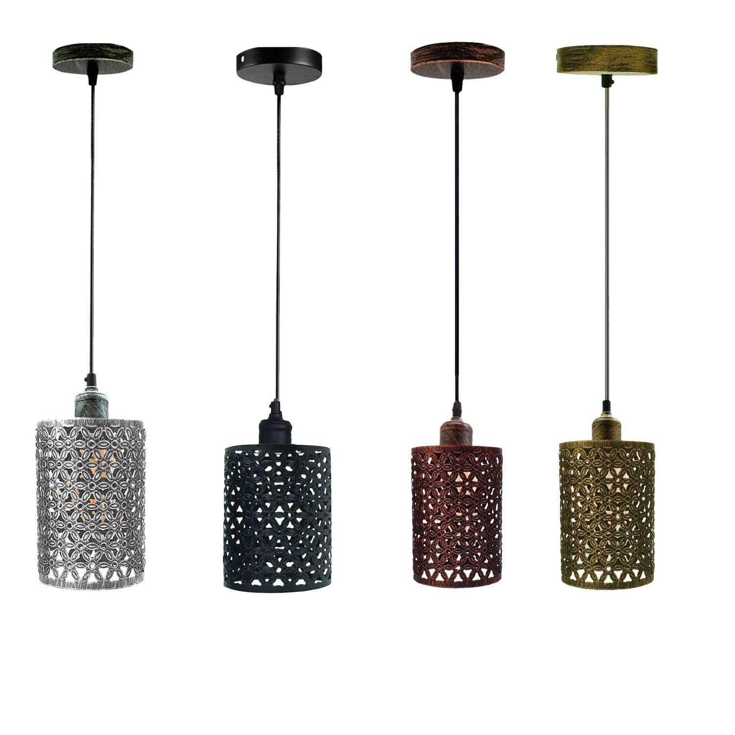 Industrial barrel cage pendant light with E27 socket – Power Glow Electrical