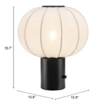 Wisteria White Table Lamp